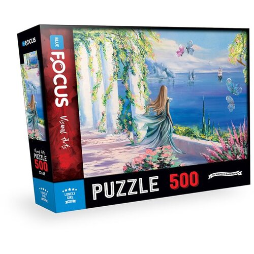  Puzzle 500 pcs lonely girl bf333 ( 108/23333 ) Slike