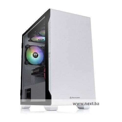 Thermaltake S100 White Micro Micro case, tempered glass, 1x 120mm fan Cijene