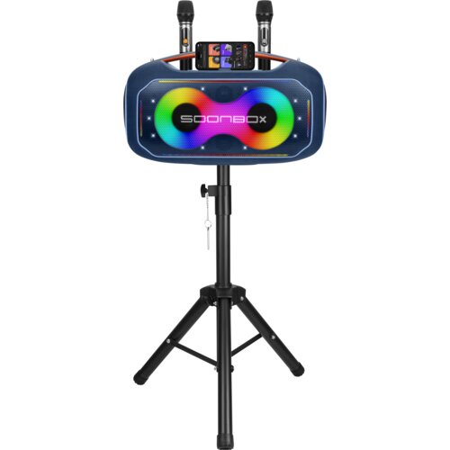 SOONBOX Prijenosni bluetooth zvučnik FM radio sa dva mikrofona i stalkom S6300MAX Cijene