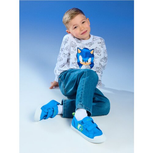 Sinsay Pamučne tenisice s kožnom ulo&scaron;kom Sonic the Hedgehog Cijene