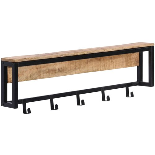  Stalak za kapute 87 x 10 x 27 cm masivno grubo drvo manga Cijene