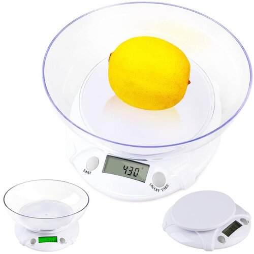  Osvetljena LCD kuhinjska tehtnica s skledo do 7kg Cene