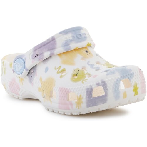 Crocs Sandali & Odprti čevlji Classic Pastel Pets Clog T 210989-0WV Chalk Bela Cene