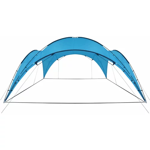 vidaXL Vrtni šotor obok 450x450x265 cm svetlo moder