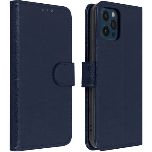 AVIZAR Folio Case iPhone 12 Pro Max z držalom za kartico - modra, (20616571) Cene