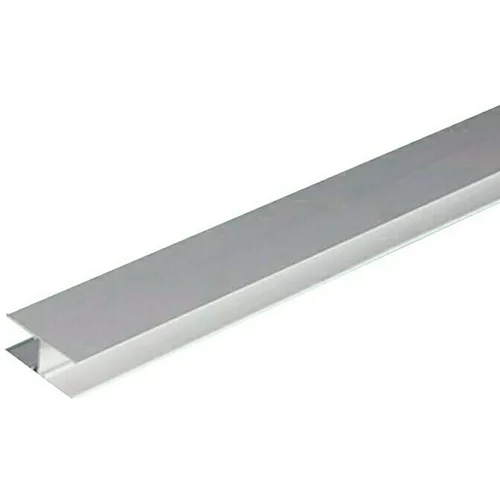  H-spojna profil (D x V: 200 cm x 16 mm, Prikladno za: Polikarbonatne ploče, Aluminij)