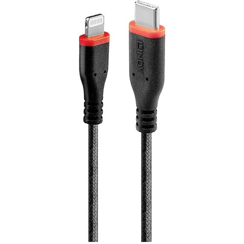 Lindy USB kabel USB 2.0 Apple Lightning vtič \, USB-C&reg; vtič 2.00 m črna 31287, (20417150) Cene
