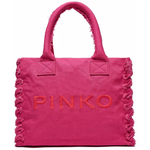 Pinko Ročna torba Beach Shopping PE 24 PLTT 100782 A1WQ Pink N17Q