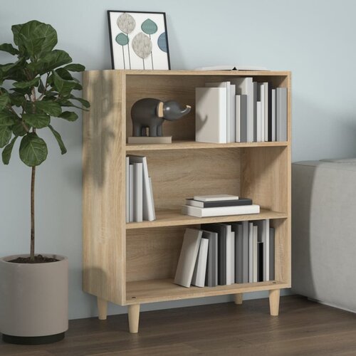 The Living Store Komoda sonoma hrast 69,5x32,5x90 cm konstruiran les - Komoda, (21663547) Slike