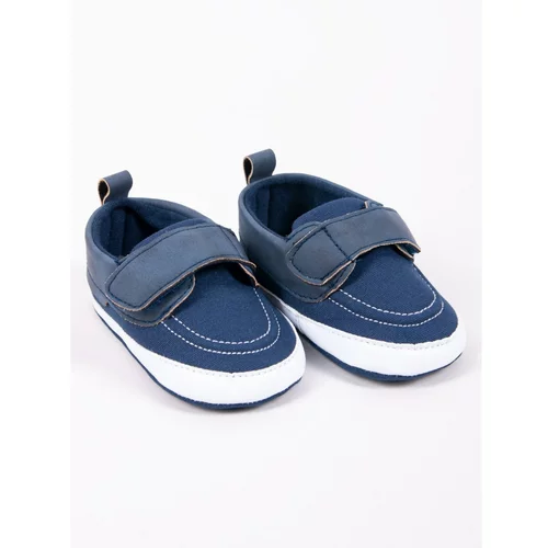 Yoclub kids's baby boy shoes OBO-0178C-1900 navy blue