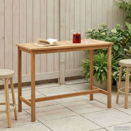  Stol za bar Prirodna 150 x 75 x 105 cm Čvrsto teak drvo Cene
