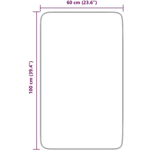  Čupavi tepih s visokim vlaknima tamnosiva 60x100 cm poliester Slike