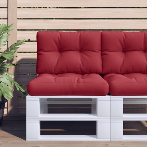 vidaXL Jastuk za palete boja vina 50 x 40 x 12 cm od tkanine Cijene