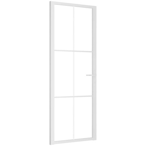  Unutarnja vrata 76 x 201,5 cm Bijela od ESG stakla i aluminija Slike
