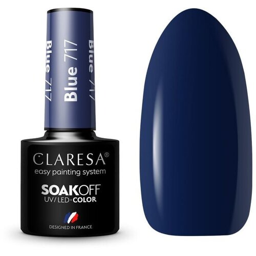 Claresa trajni lak za nokte uv/led blue 717 5g Slike