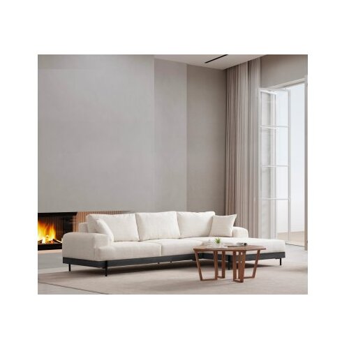 Atelier Del Sofa ugaona garnitura Eti Black Right White Cene