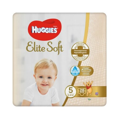 Huggies pelene za decu elite soft 5 15-22KG 28/1 Slike