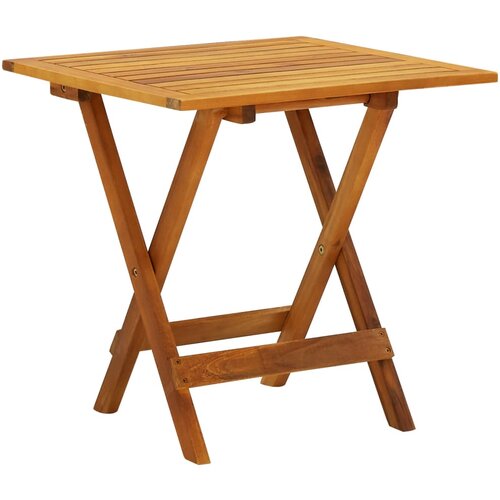 VidaXL Bistro miza 46x46x47 cm trden akacijev les Slike
