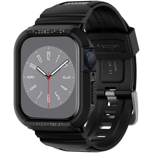 Spigen RUGGED ARMOR ”PRO” narukvica za APPLE WATCH 4/ 5 / 6 / 7 / 8 / SE (40 / 41 MM) BLACK Cijene