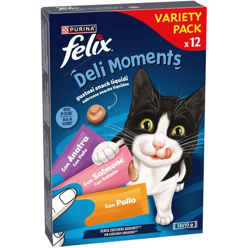 Felix Deli Moments Multipak - (12 x 10 g) Piletina, losos i pačetina Cijene