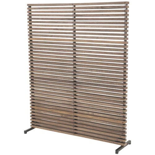 Hartman Siva/prirodna boja drveni/metalni balkonski paravan 153x185 cm - Cijene