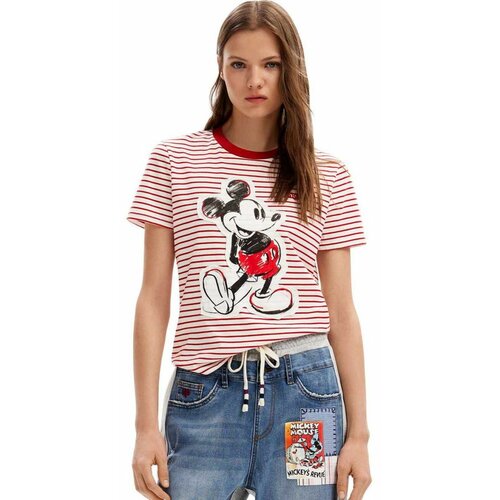 Desigual x Mickey Mouse - Ženska majica DG24SWTK77-3000 Cene