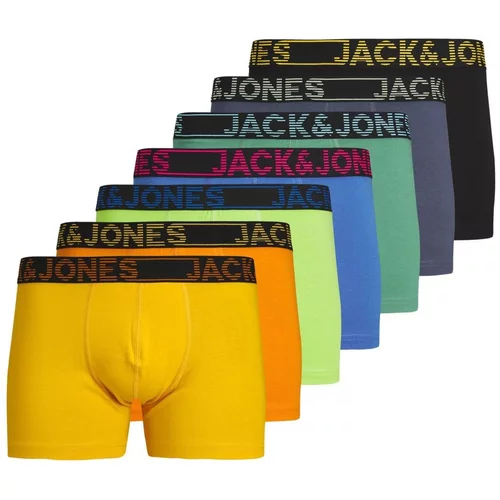 Jack & Jones Bokserice 'BILL' plava / žuta / narančasta / crna
