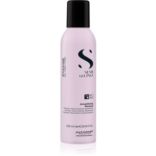 ALFAPARF MILANO Semi di Lino Style&amp;amp;Care Amplifying Mousse utrjevalec za volumen las za naravno fiksacijo in sijaj las 250 ml Slike