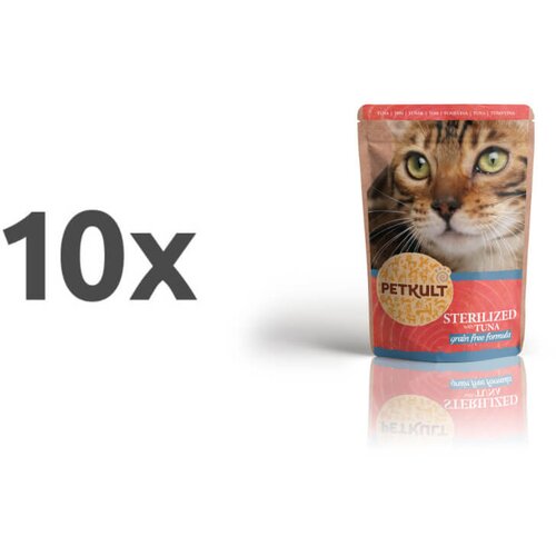 Petkult Cat Adult Sterilised - tuna - 100 g 10 x 100 g Slike