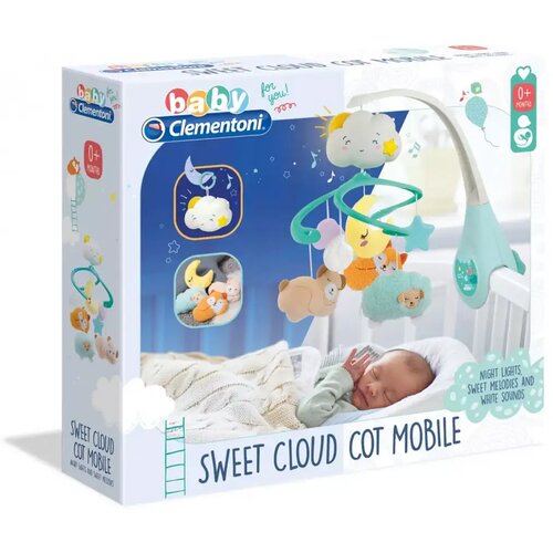 Clementoni Slatki snovi - Oblačni vrtuljak s svjetlom i zvukom - Baby Slike