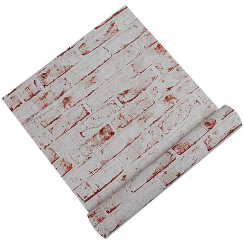 A.S. CREATION TAPETEN Casual Living Flis tapeta New England (Crveno-bijele boje, Izgled kamena, 10,05 x 0,53 m) Slike