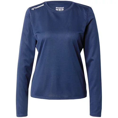 Hummel Tehnička sportska majica mornarsko plava / srebro / bijela