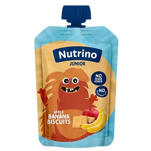 Nutrino junior slatki pire jabuka, banana, keks 180G Cene