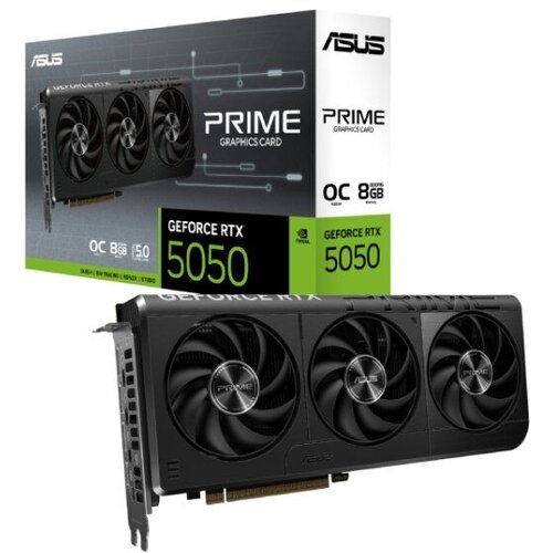 Asus grafična kartica Prime, GeForce RTX 5050 OC, 8GB, GDDR6, 90YV0N70-M0NA00 Cene