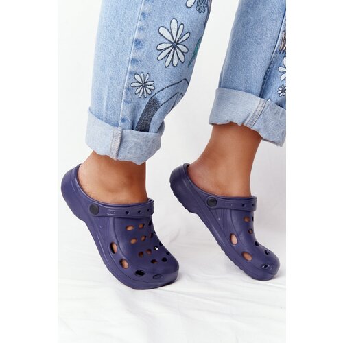 Boto Women's Flip-Flops Navy Blue Foam EVA Dots Cene