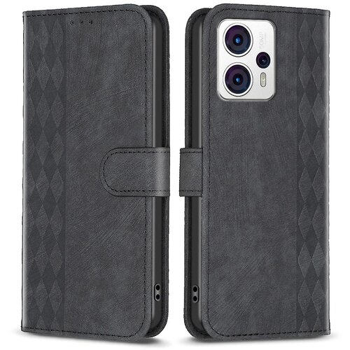 INORCO Odporen na udarce ovitek za Motorola Moto G13 4G/G23 4G/G53 5G etui denarnica s stojalom za telefon z vzorcem odtisa, (22035510) Slike