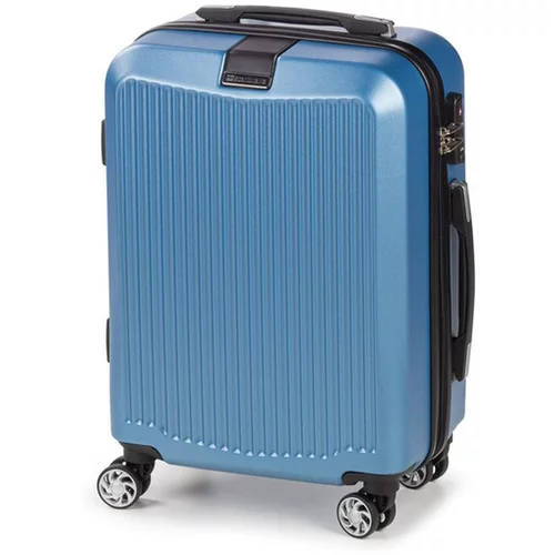 Scandinavia potovalni kovček, Carbon Series, modra, 40 L