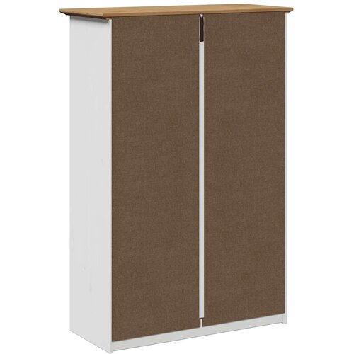  Stalak za cipele &amp;quot;BODO&amp;quot; bijela i smeđa 80x35x118 cm Slike