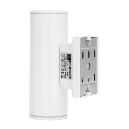 Aigostar Spolja&amp;scaron;nja zidna lampa 2xGU10/230V bela IP65 okrugla Slike