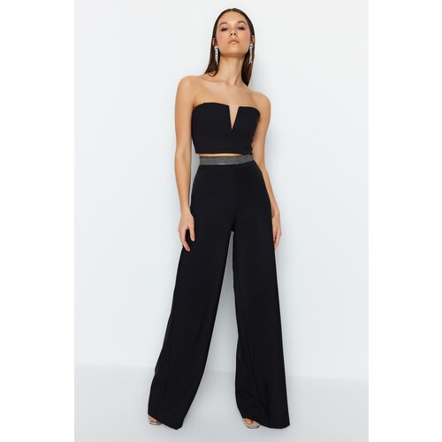 Trendyol Pants - Black - Cigarette pants Slike