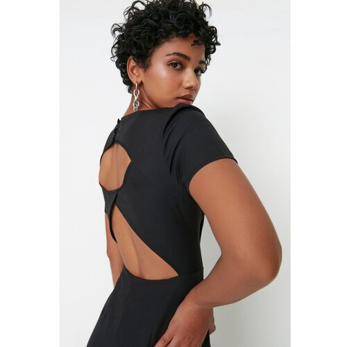 Trendyol Black Back Detailed Dress Slike