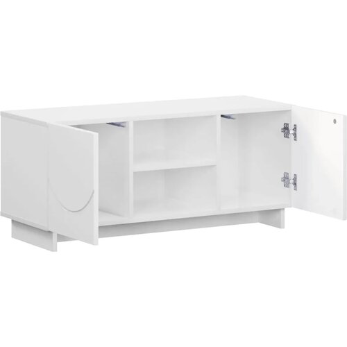  TV stalak 90 x 34.5 x 40 cm Bijela visokog sjaja - Bijela visokog sjaja 90 x 34.5 x 40 cm Slike