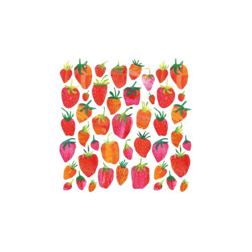 PPD Papperproducts Design Strawberry - Salvete - Strawberry, 33x33 cm Cene