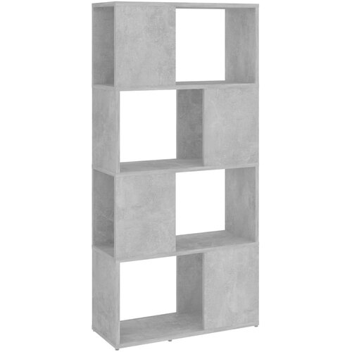 VidaXL Knjižna omara za razdelitev prostora beton. siva 60x24x124,5 cm, (20978527) Slike