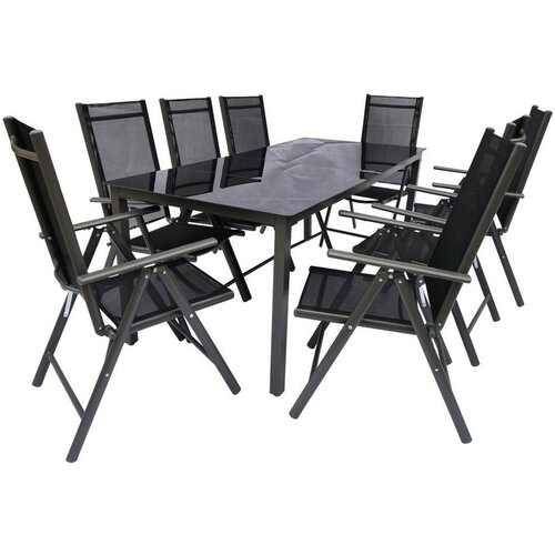 Gardenson Vrtni Set Kalia, Črna, 9-Delno Cene