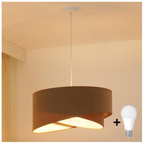  Brilagi - LED luster na sajli LYRA 1xE27/15W/230V braon/bela Cene