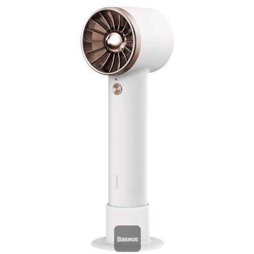 Baseus ročni in namizni ventilator BS-HF006 in prenosna baterija 4000 mAh - bel Slike