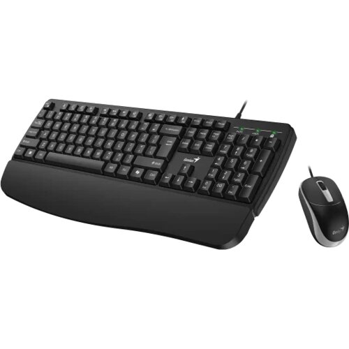 Genius Tipkovnica KM-123,PR,BLK,SER,USB Slike