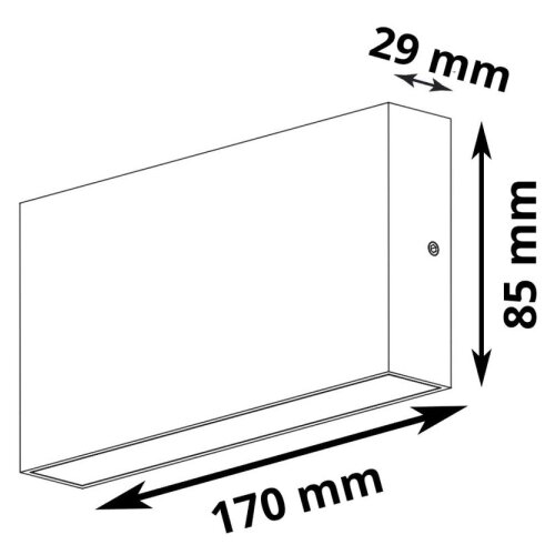  LED spolja&amp;scaron;nje zidno svetlo CHICAGO 2xLED/5,5W/230V IP44 Slike