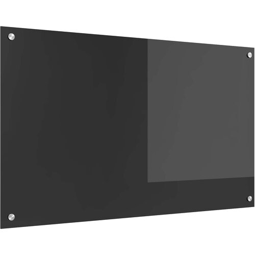  Kuhinjski zid Tamno siva 100 x 60 cm Staklo otporno na udarce Cijene